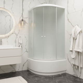 Душевая кабина Parly EB1021 100x100см белый